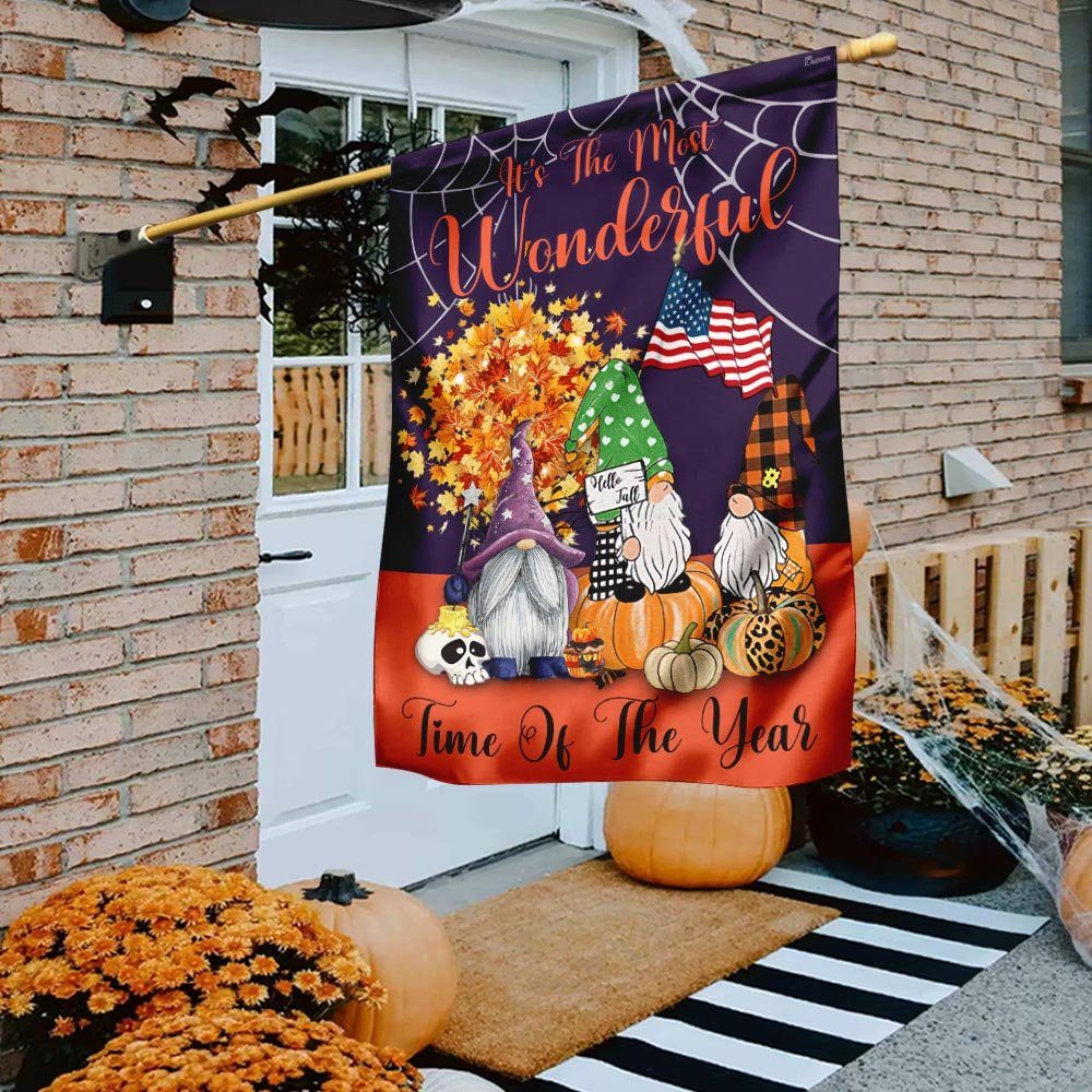 Gnomes Halloween Flag