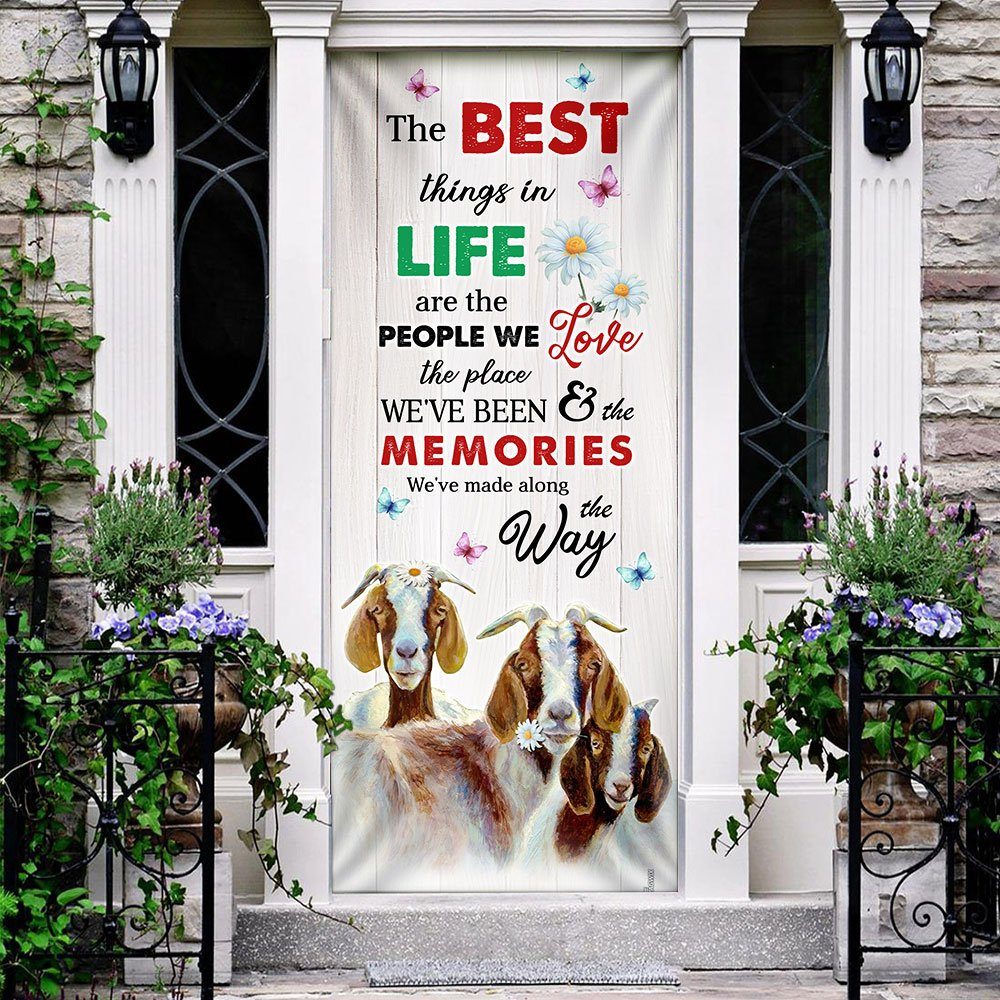 Goats The Best Things In Life Door Cover