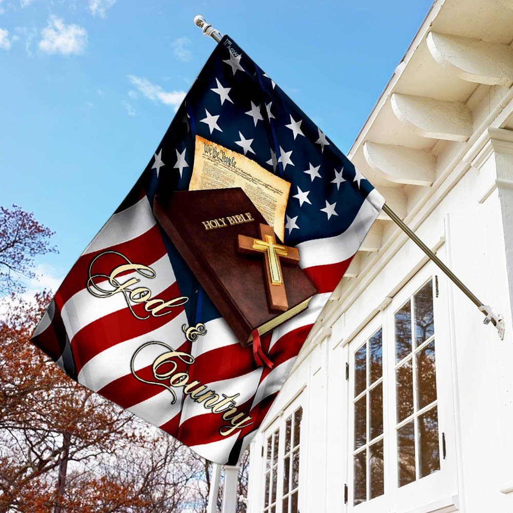 God And Country Flag