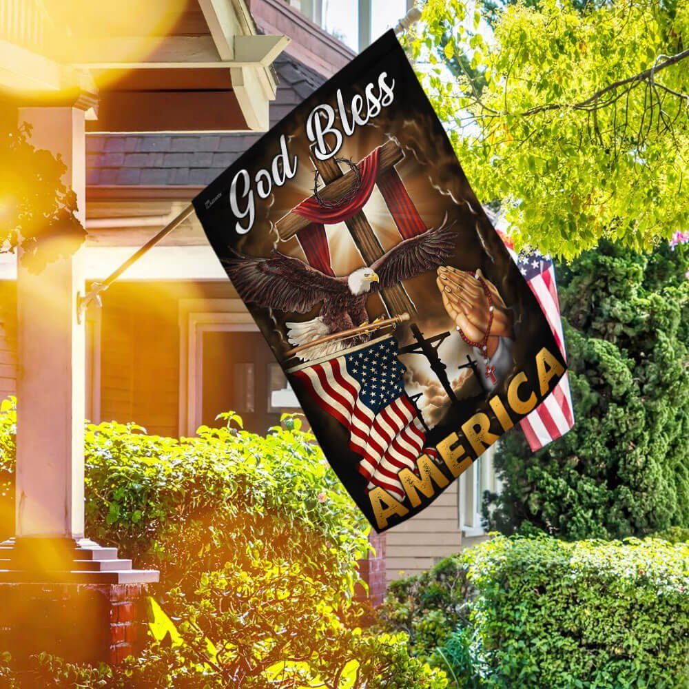 God Bless America Flag THB3197F