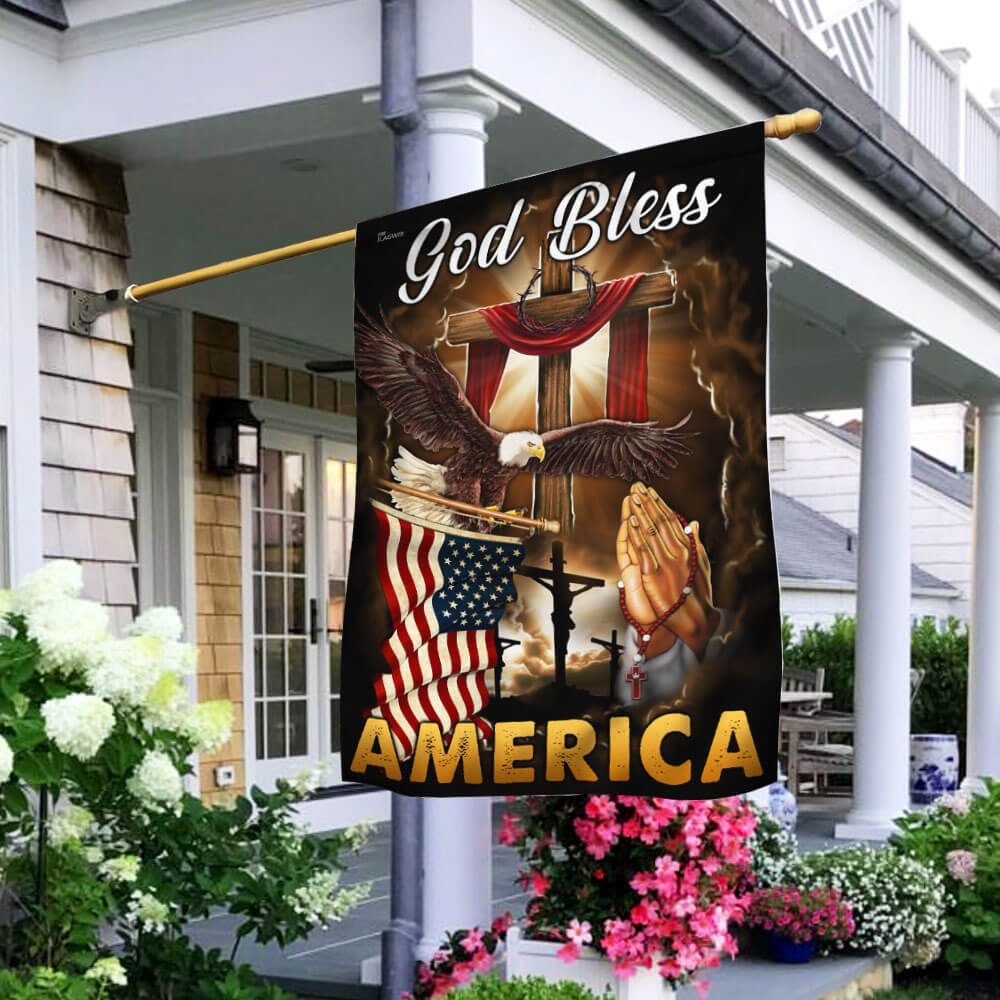 God Bless America Flag THB3197F
