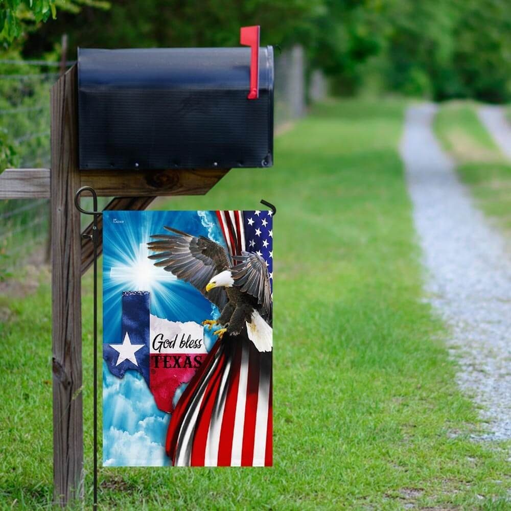 God Bless Texas American Flag God Bless Texas American Flag