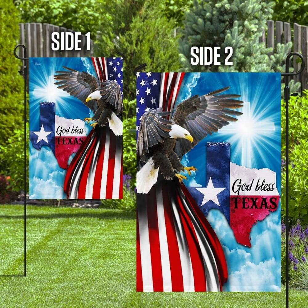 God Bless Texas American Flag God Bless Texas American Flag