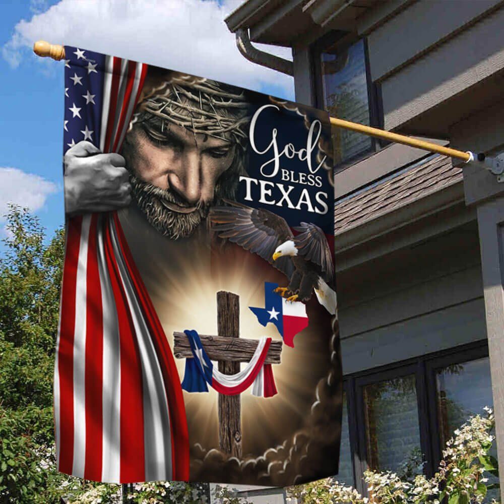 God Bless Texas American Flag THB3614Fv1