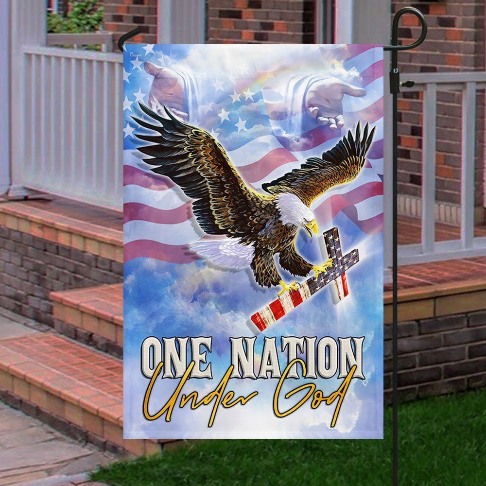 God Eagle Flag One Nation Under God Mlh1869f - Flagwix