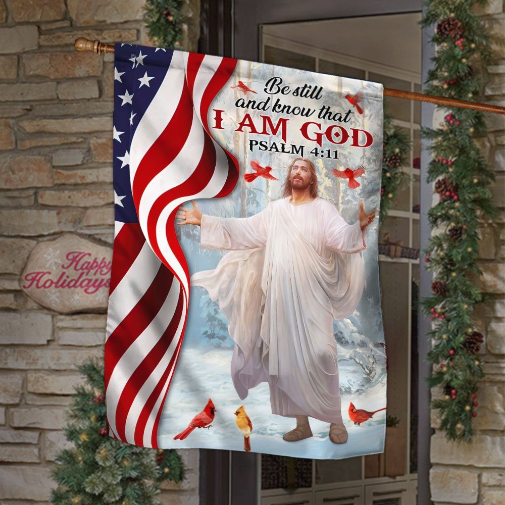 God Winter US Flag Be Still And Know That I Am God DDH2940Fv3 God Winter US Flag Be Still And Know That I Am God DDH2940Fv3