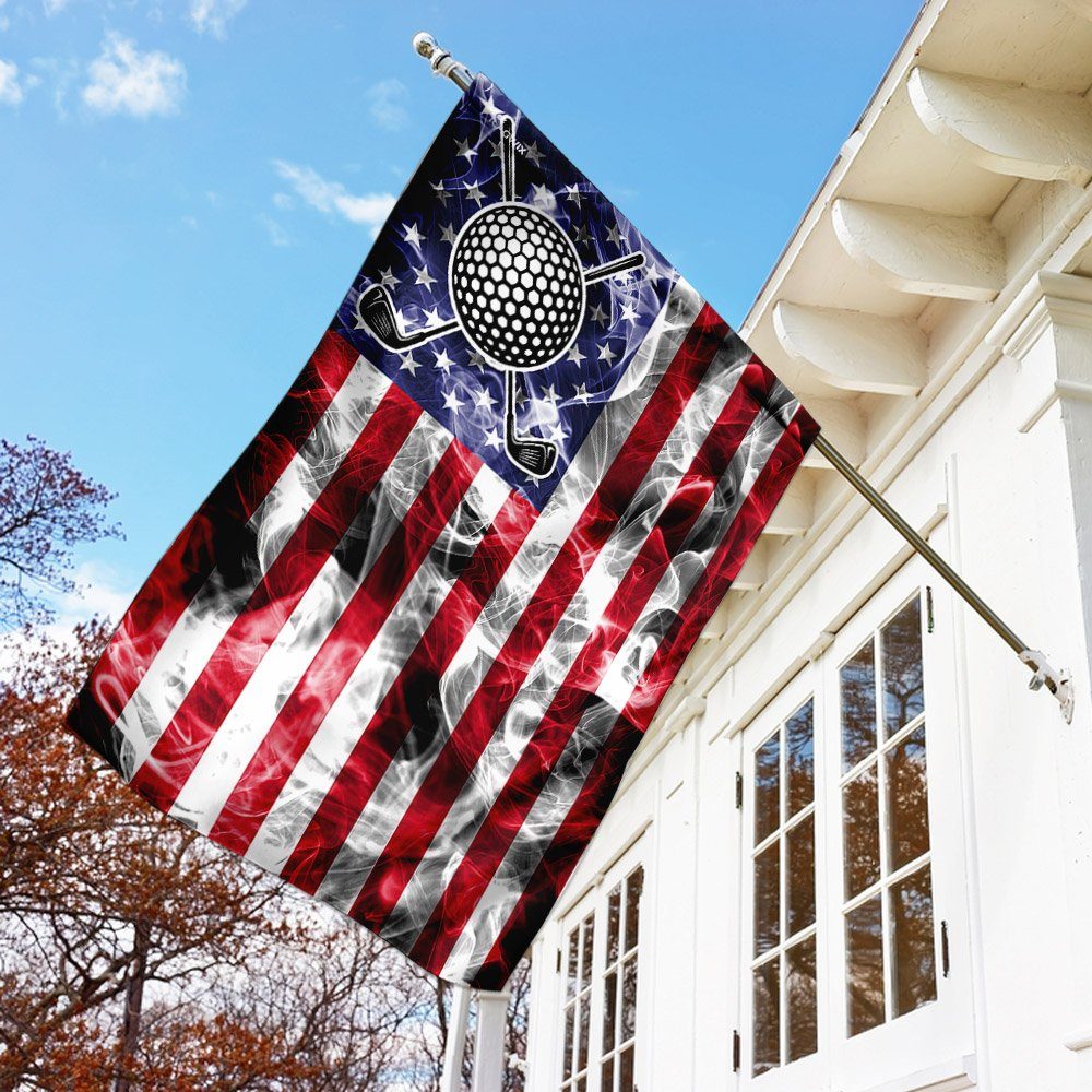 Golf American U.S. Flag