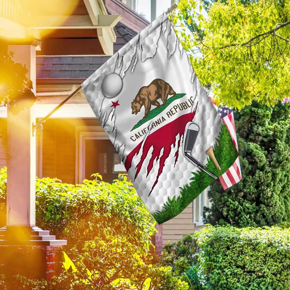 Golf California U.S. State Flag