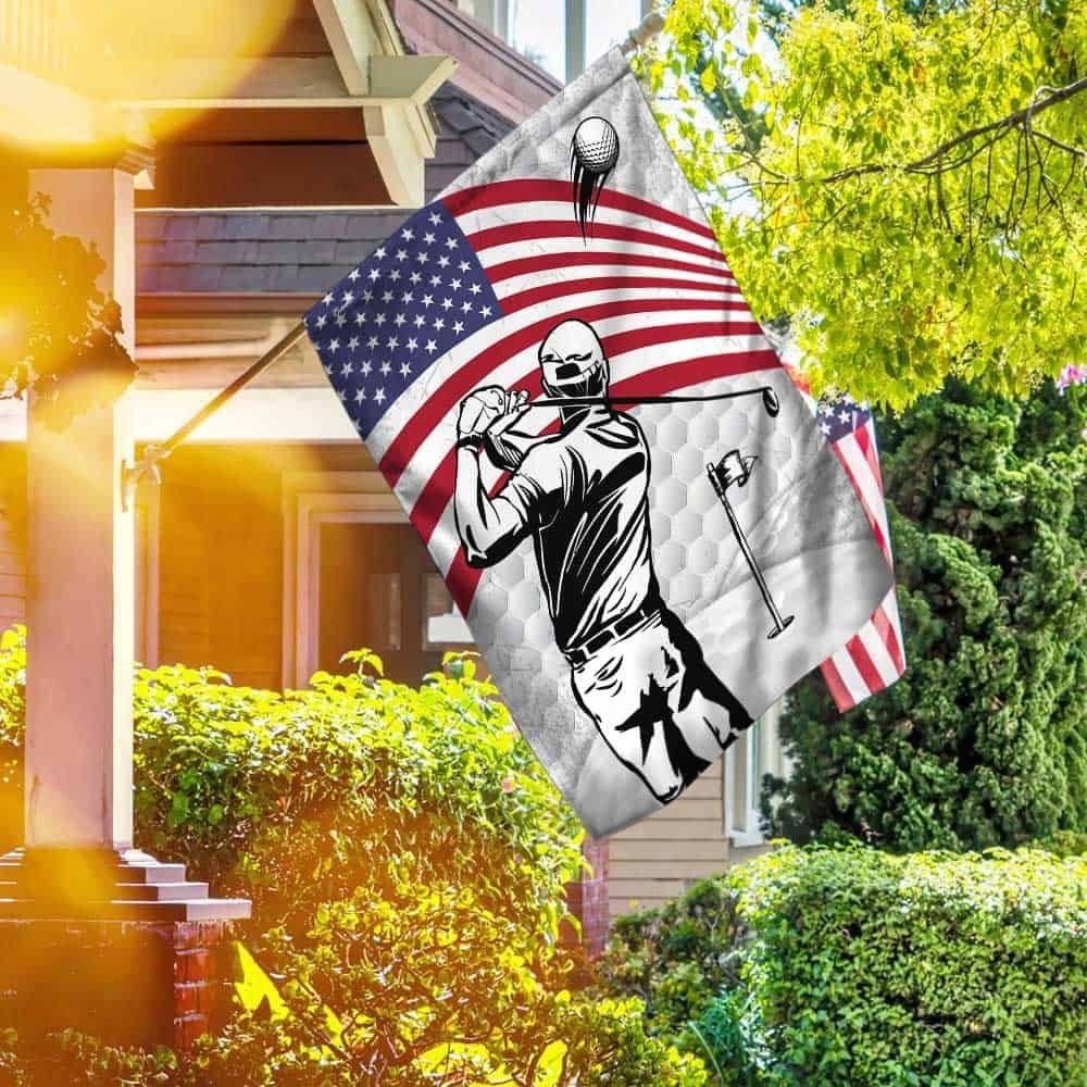 Golf Player American Flag DBD2714F