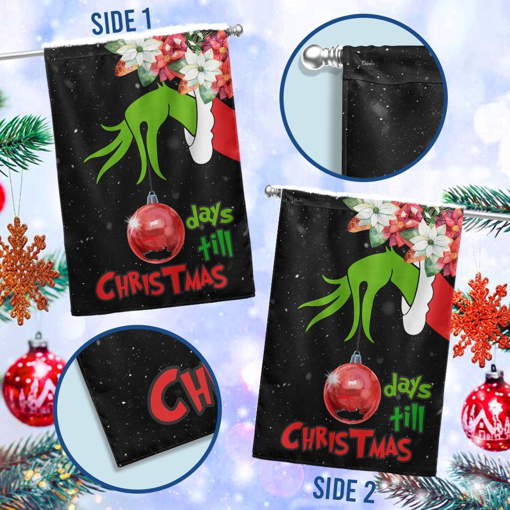 Grinch Flag Days Till Christmas LNT814F