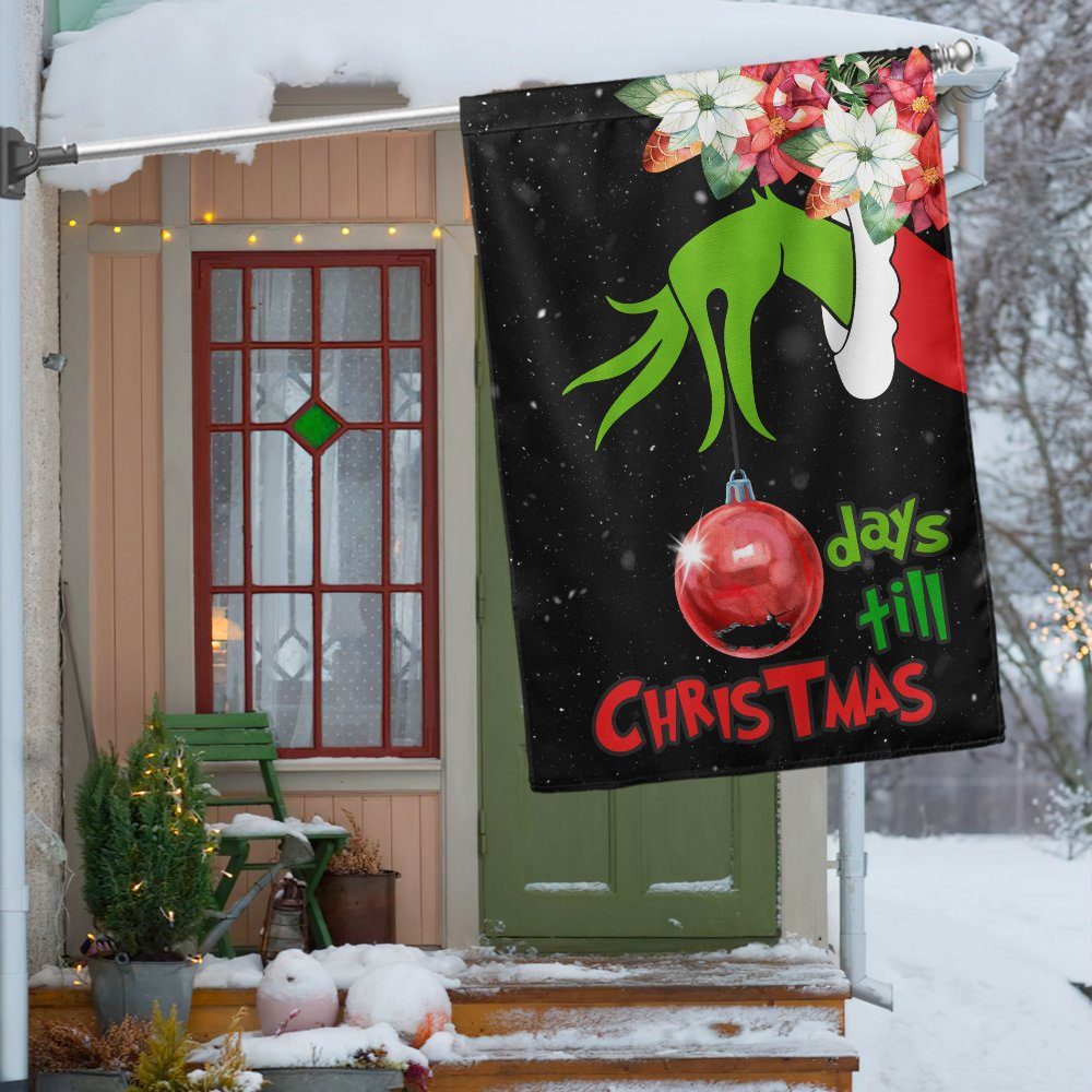 Grinch Flag Days Till Christmas LNT814F