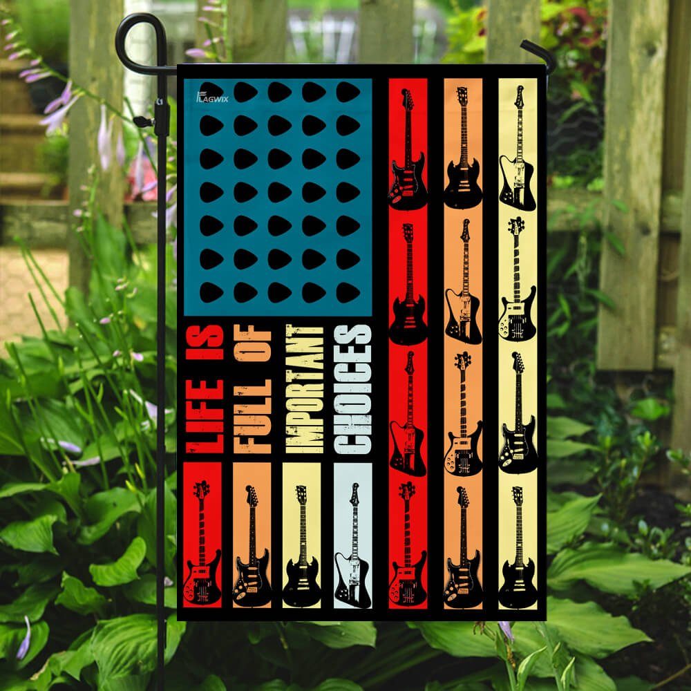 Guitar – Life Is Full Of Important Choices Flag