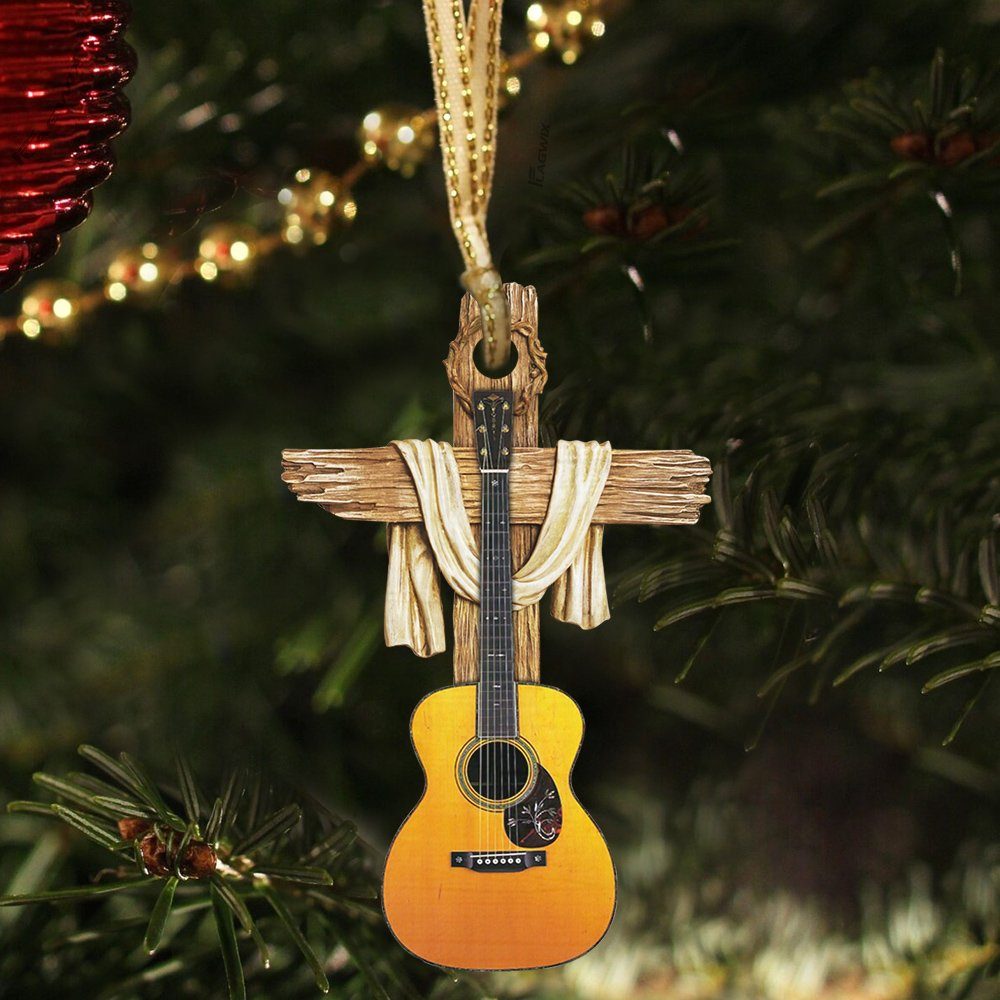 Guitar Cross Ornament MLH1939O