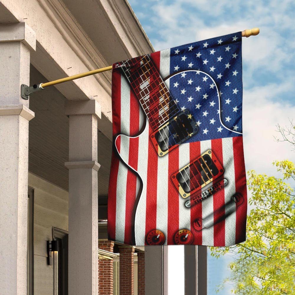 Guitar Electric American Flag