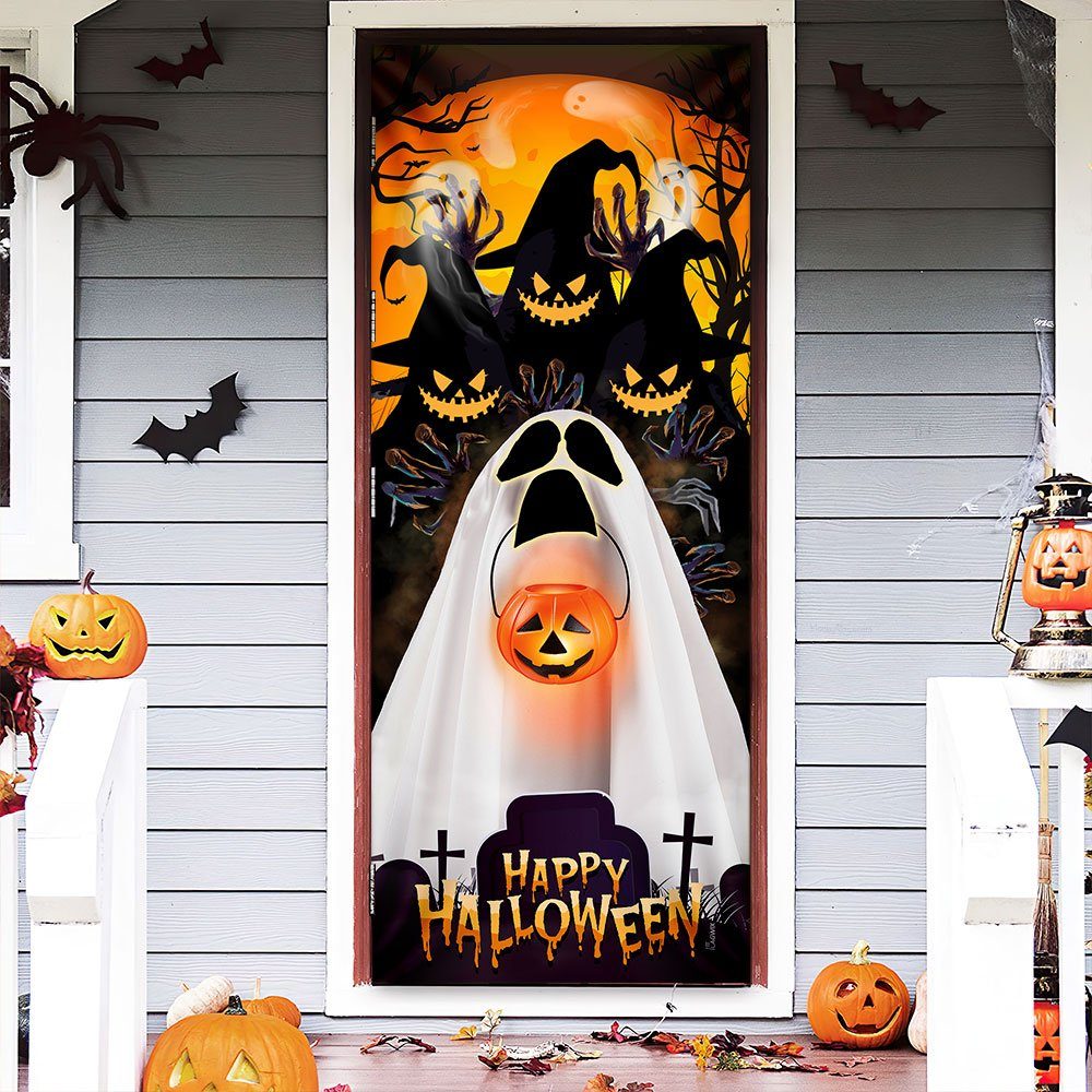 Halloween Door Cover Happy Ghost ANL210D