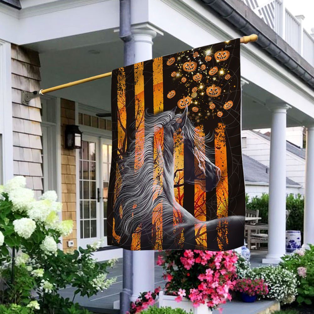 Halloween Flag Beautiful Horse ANL184F