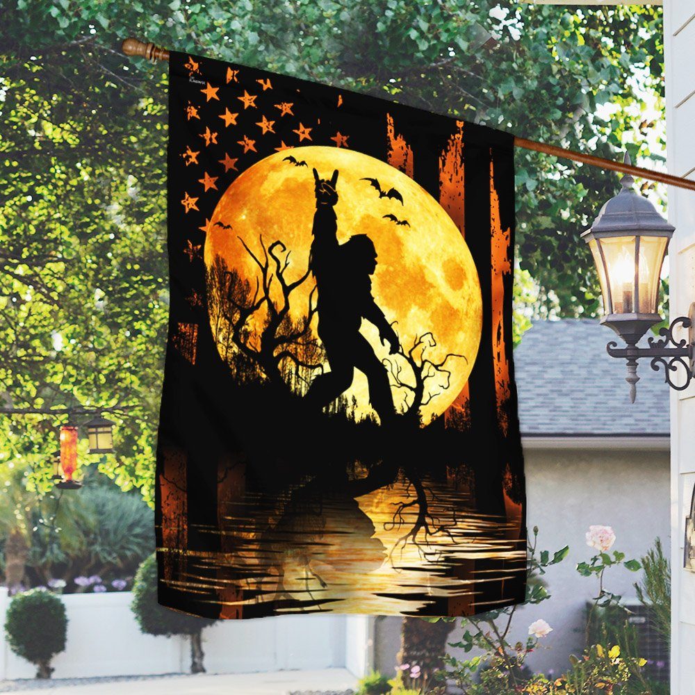 Halloween Flag Bigfoot THH3278Fv2
