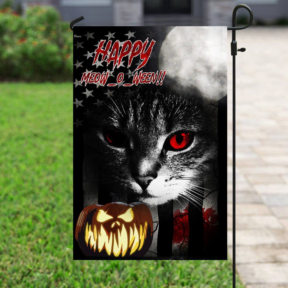 Halloween Flag Happy Meowloween Flag NTT06F