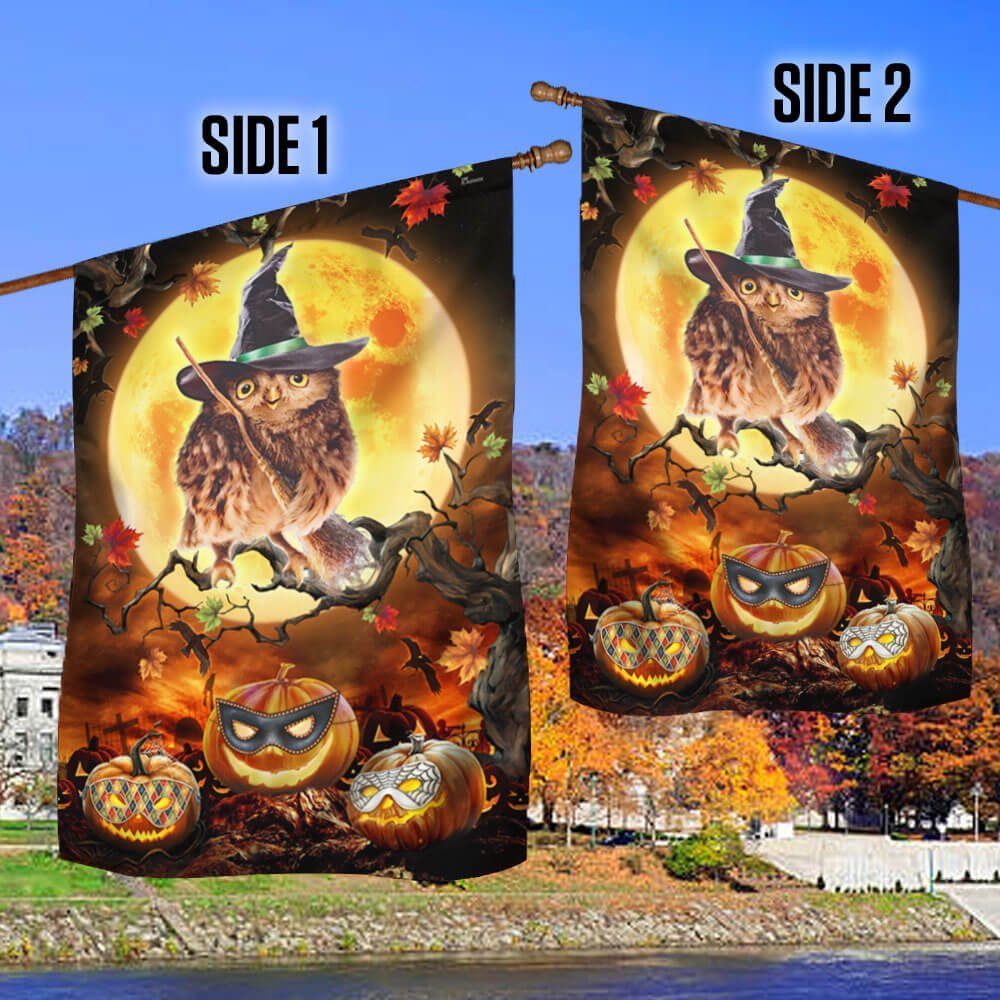 Halloween Flag Pretty Owl LNT546F