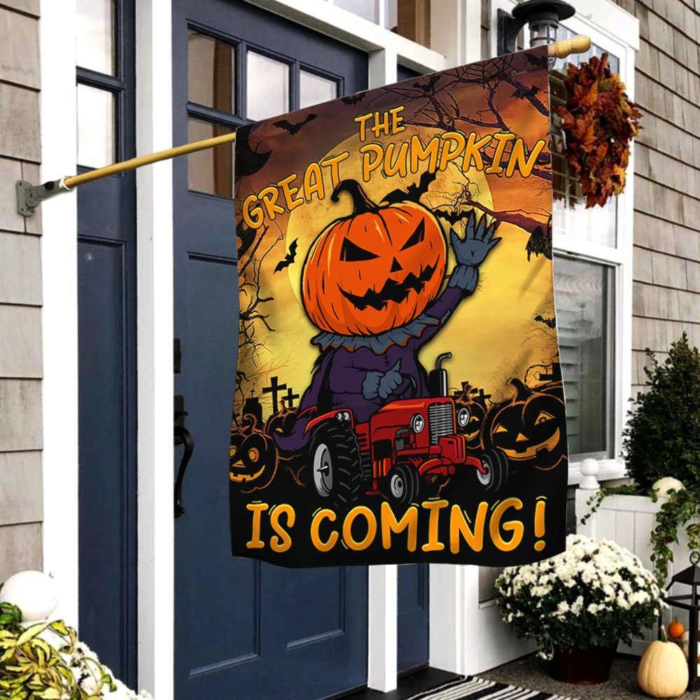 Halloween Flag The Great Pumpkin Is Coming LHA1761F