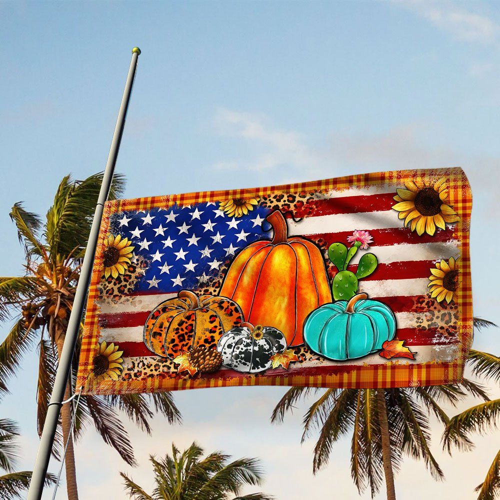 Halloween Pumpkins Grommet Flag MLN607GF