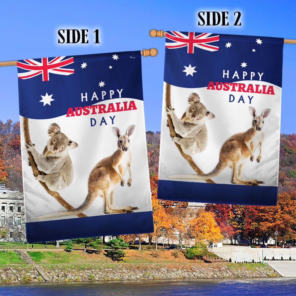 Happy Australia Day Flag Koala Kangaroo Aussie TQN785F