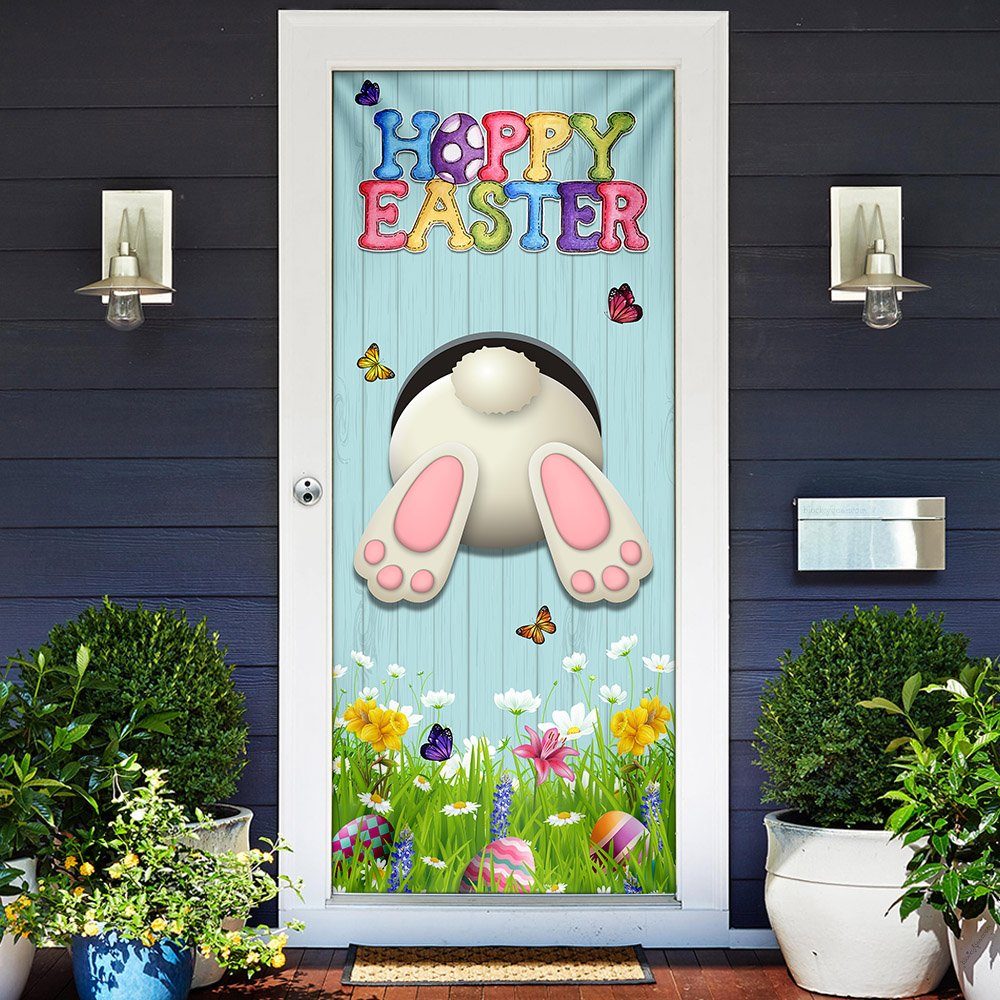 Happy Easter Bunny Door Cover TQN953D