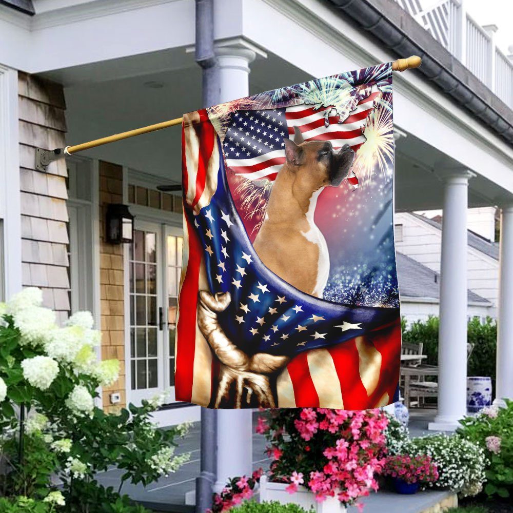 Happy Independence Day Boxer Flag