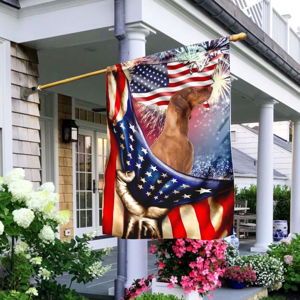 Happy Independence Day Viszla Flag