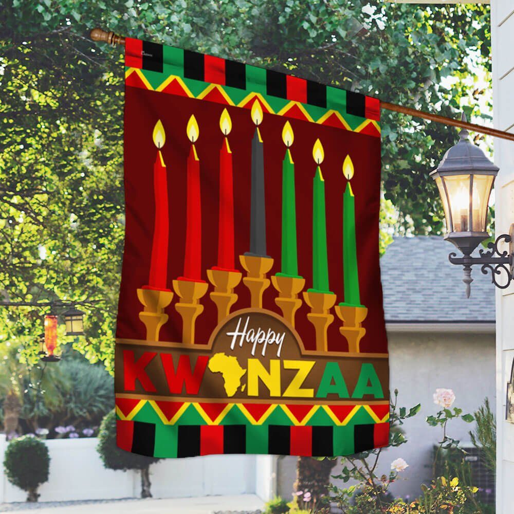 Happy Kwanzaa African Flag BNN750F