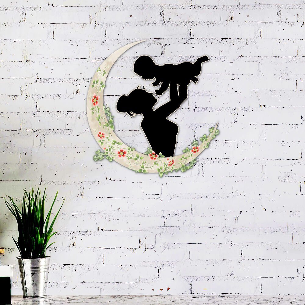 Happy Mother’s Day. Best Mom Ever Hanging Metal Sign NTB610MS