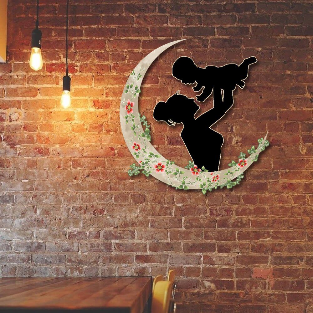 Happy Mother’s Day. Best Mom Ever Hanging Metal Sign NTB610MS