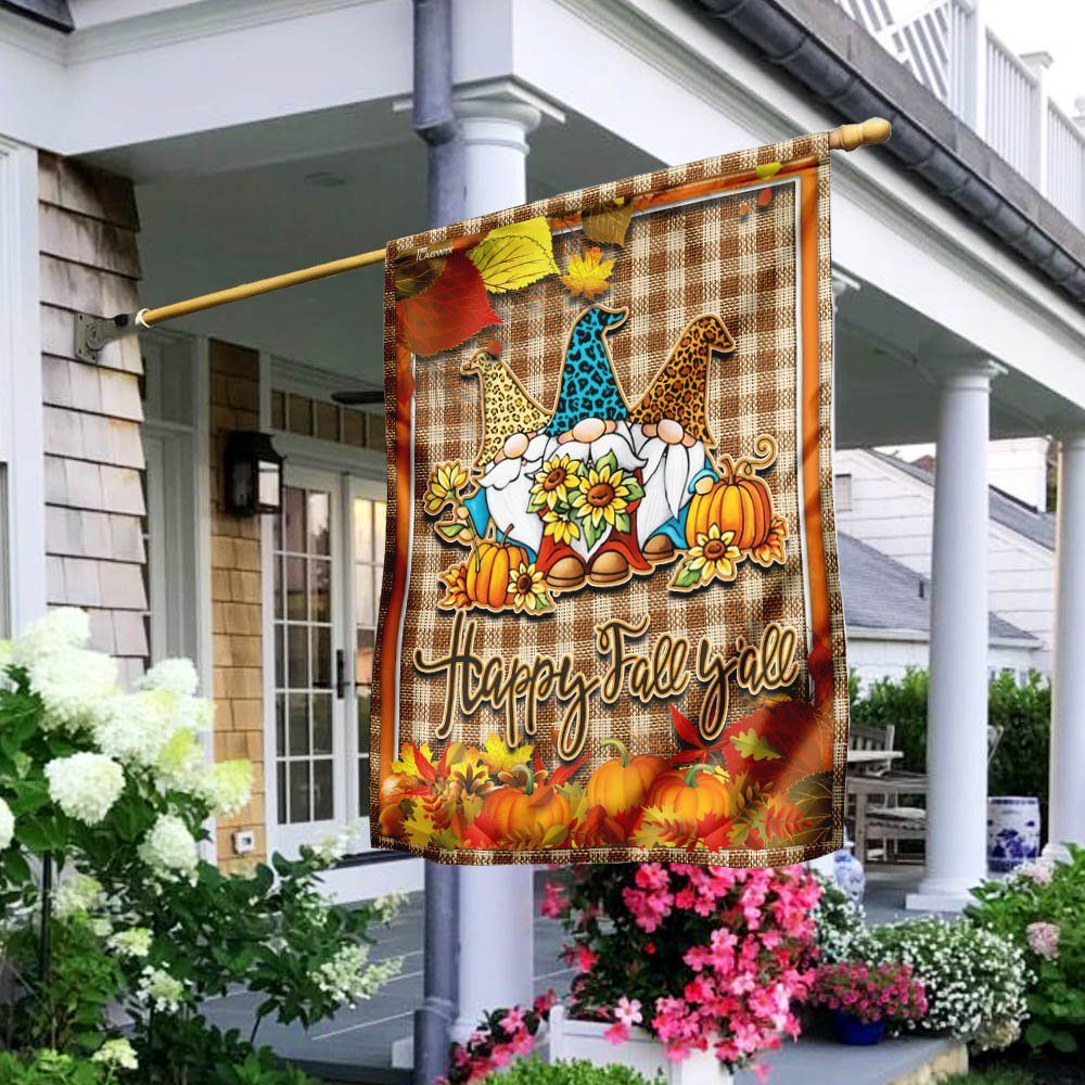 Happy Thanksgiving Gnome Flagwix™ Happy Fall You All Flag