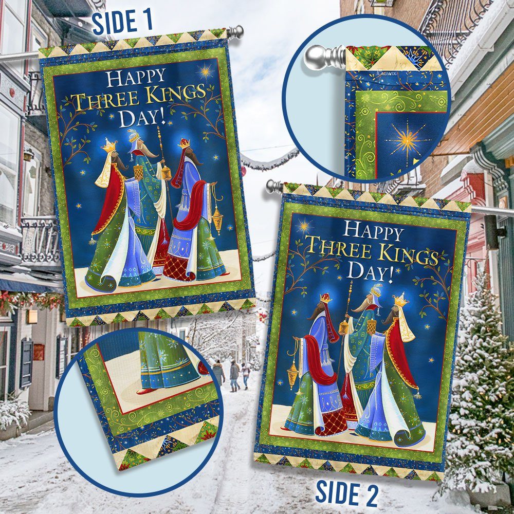 Happy Three Kings Day Flag TQN735F