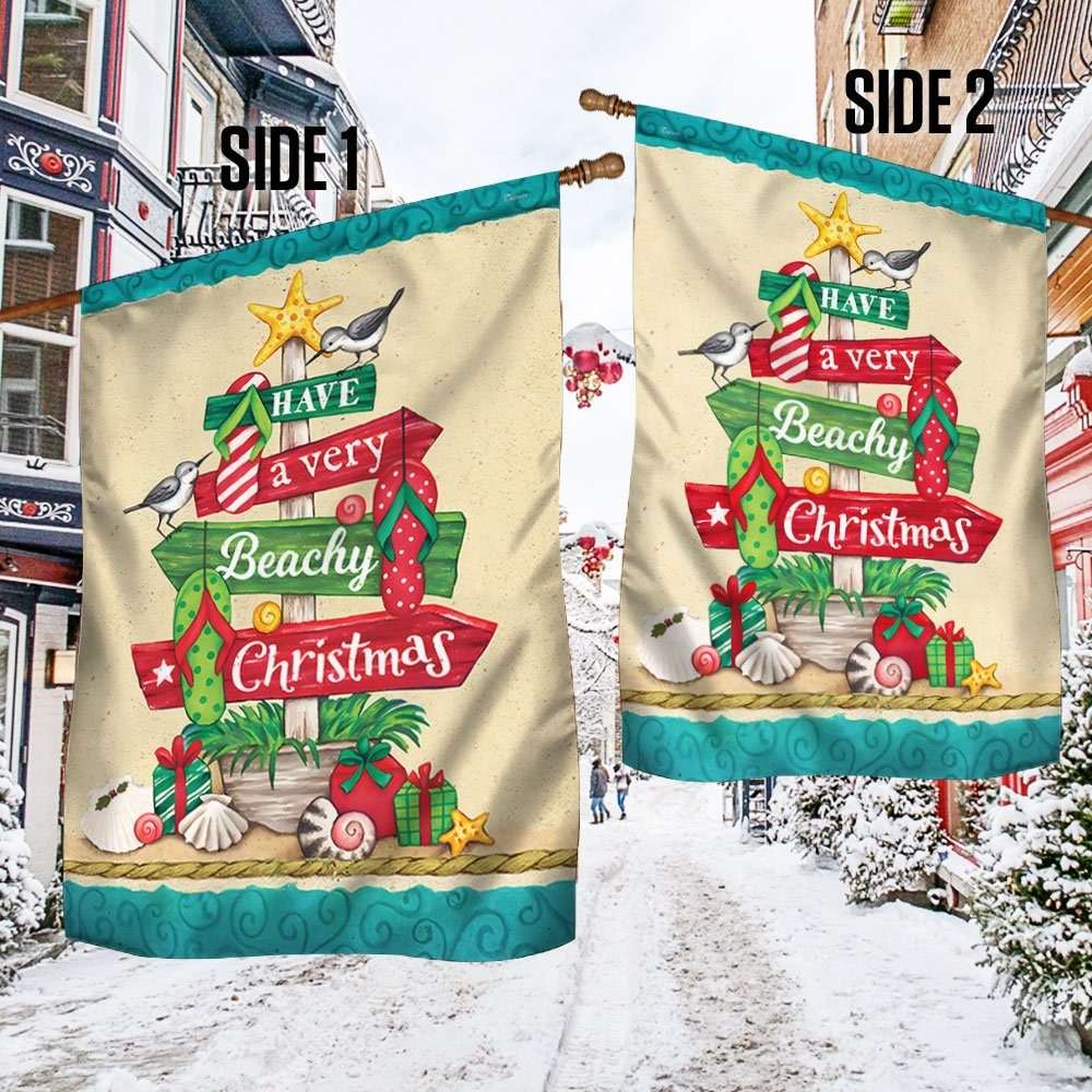 Have A Very Beachy Christmas Flag TQN511F