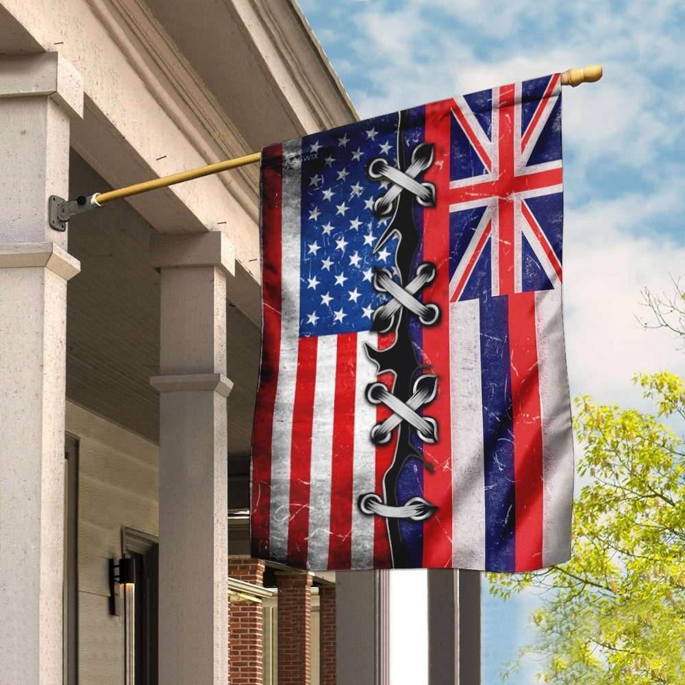 Hawaii American Flag