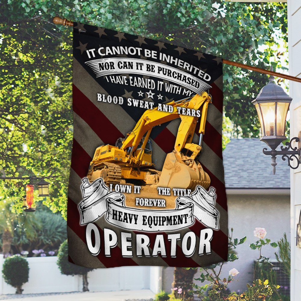 Heavy Equipment Operator U.S Flag MLH2136F