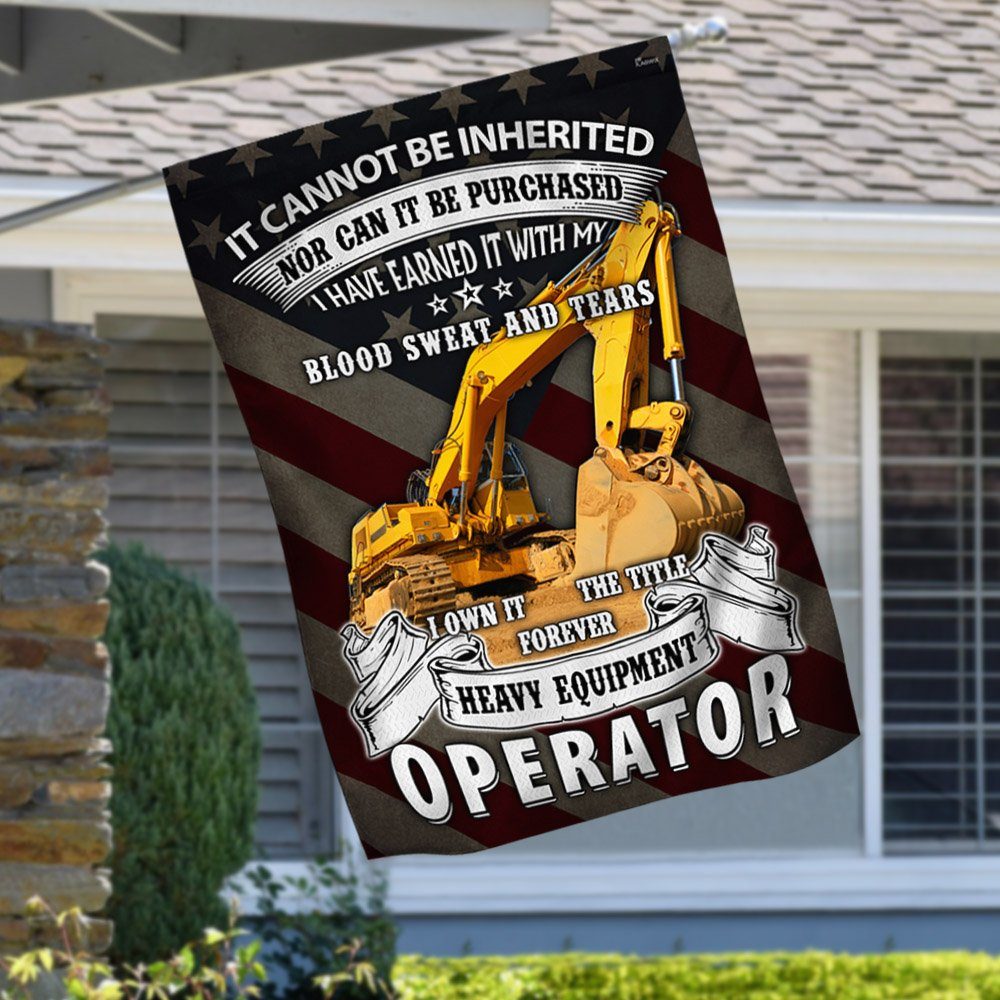 Heavy Equipment Operator U.S Flag MLH2136F
