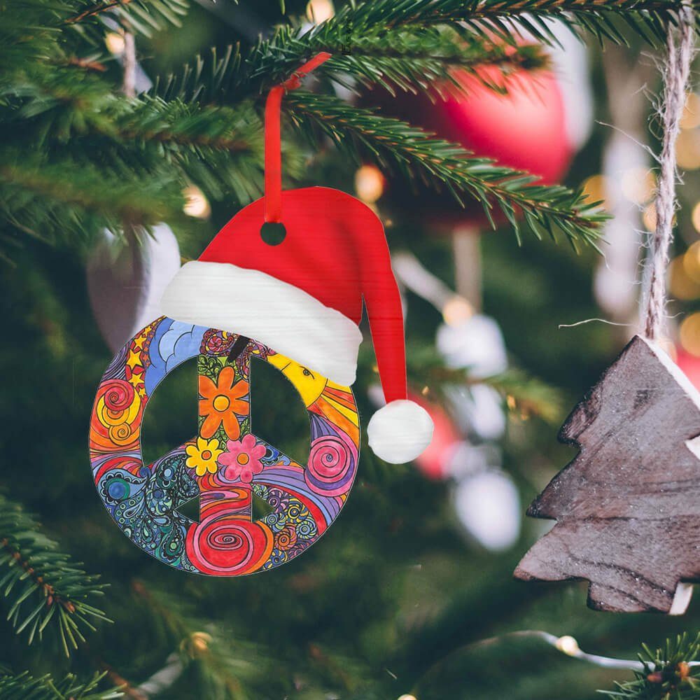 Hippie Christmas Custom – Shaped Ornament TTV380O