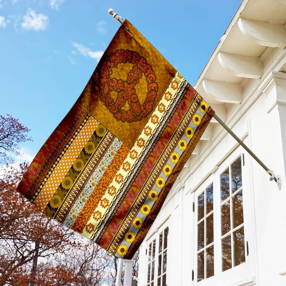 Hippie Ethnic Peace Flag