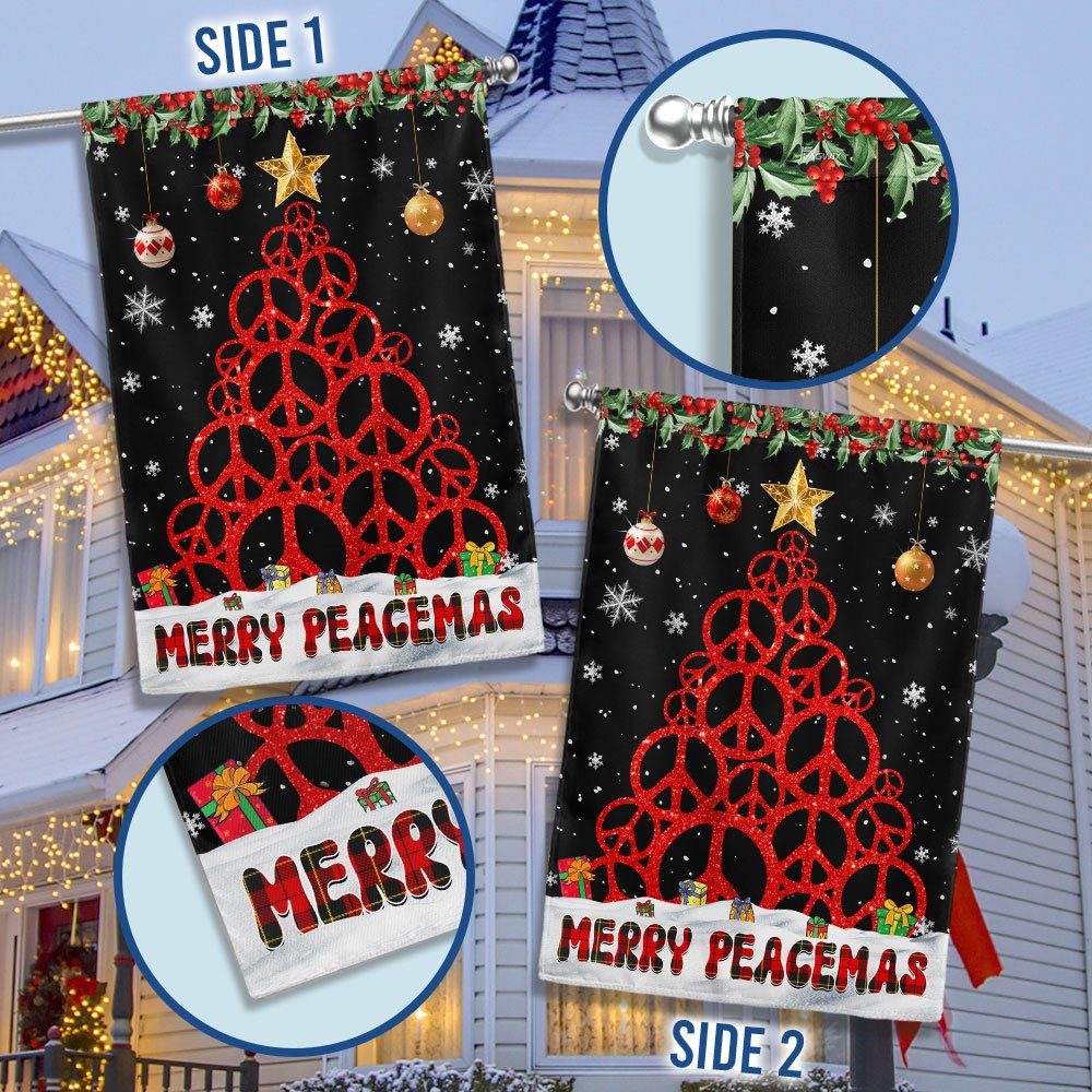 Hippie Merry Peacemas Flag LNT649F