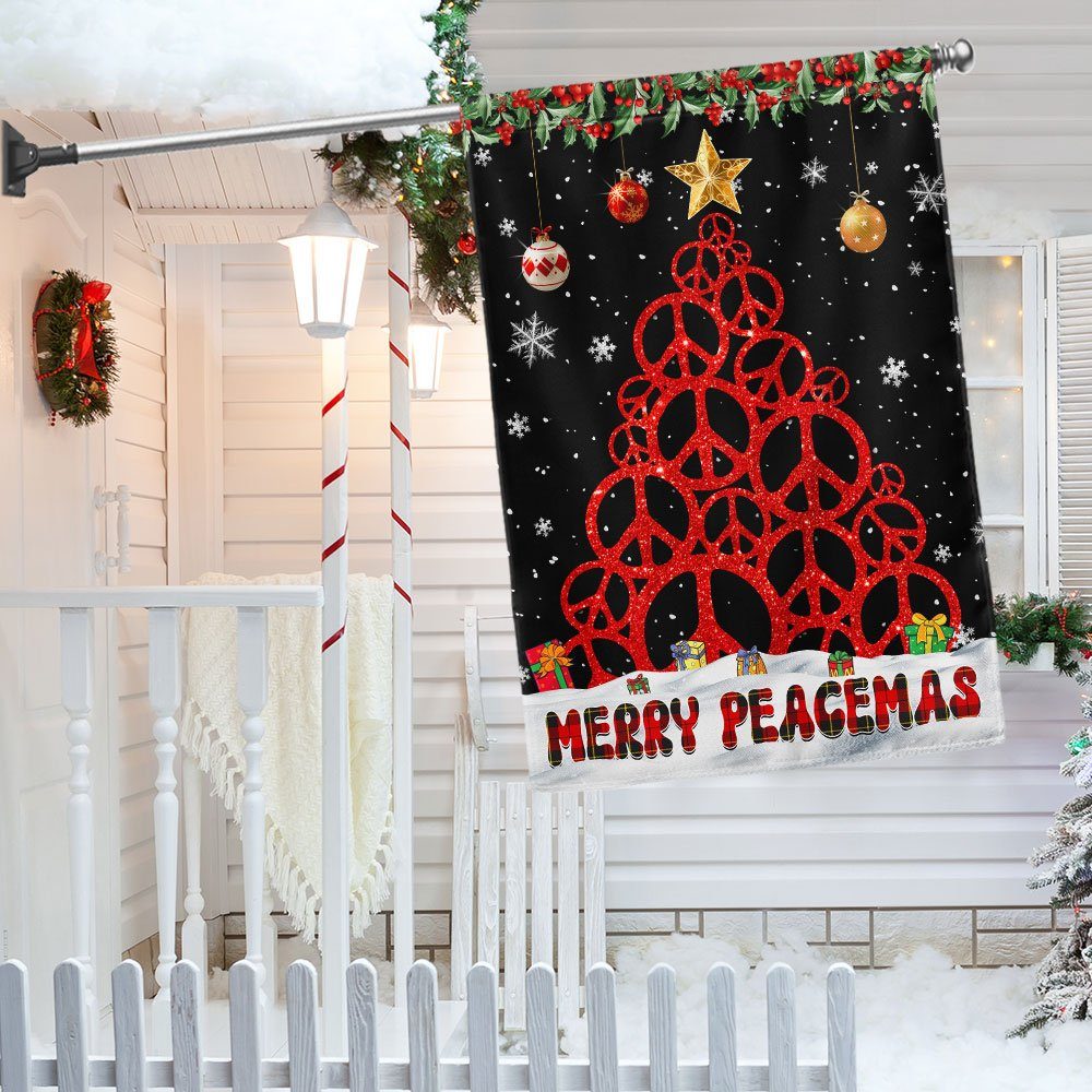 Hippie Merry Peacemas Flag LNT649F