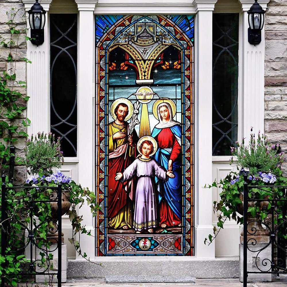 Holy Family Door Cover