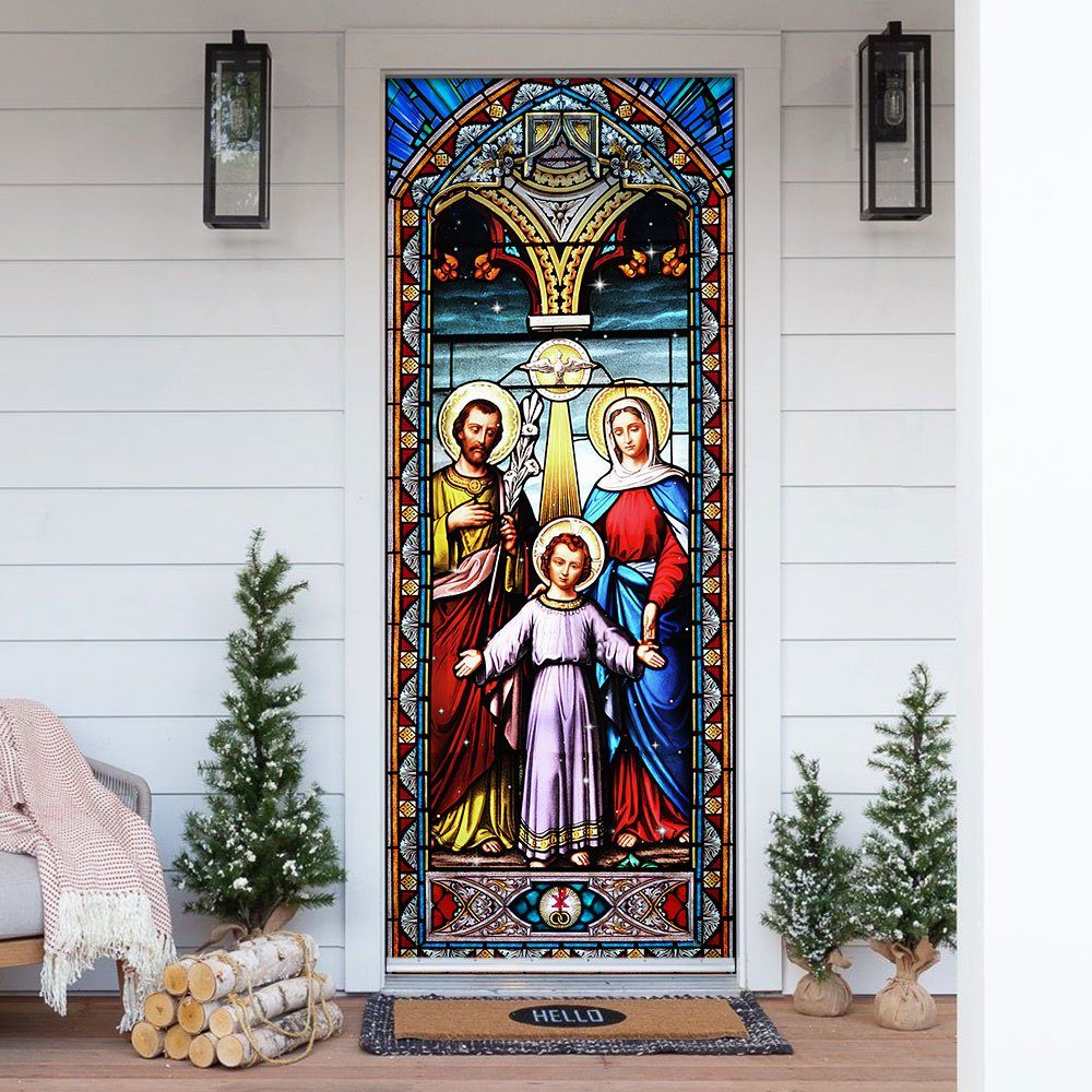 Holy Family Door Cover