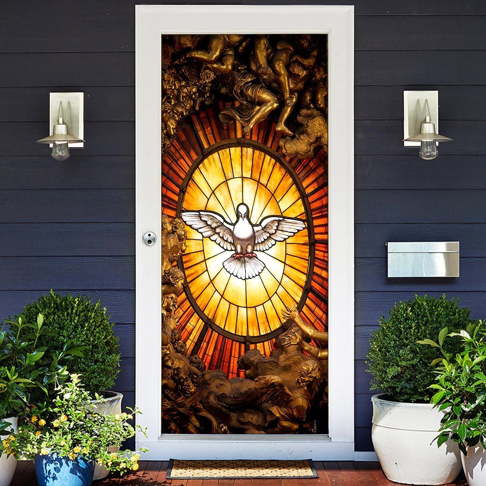 Holy Spirit Dove Door Cover