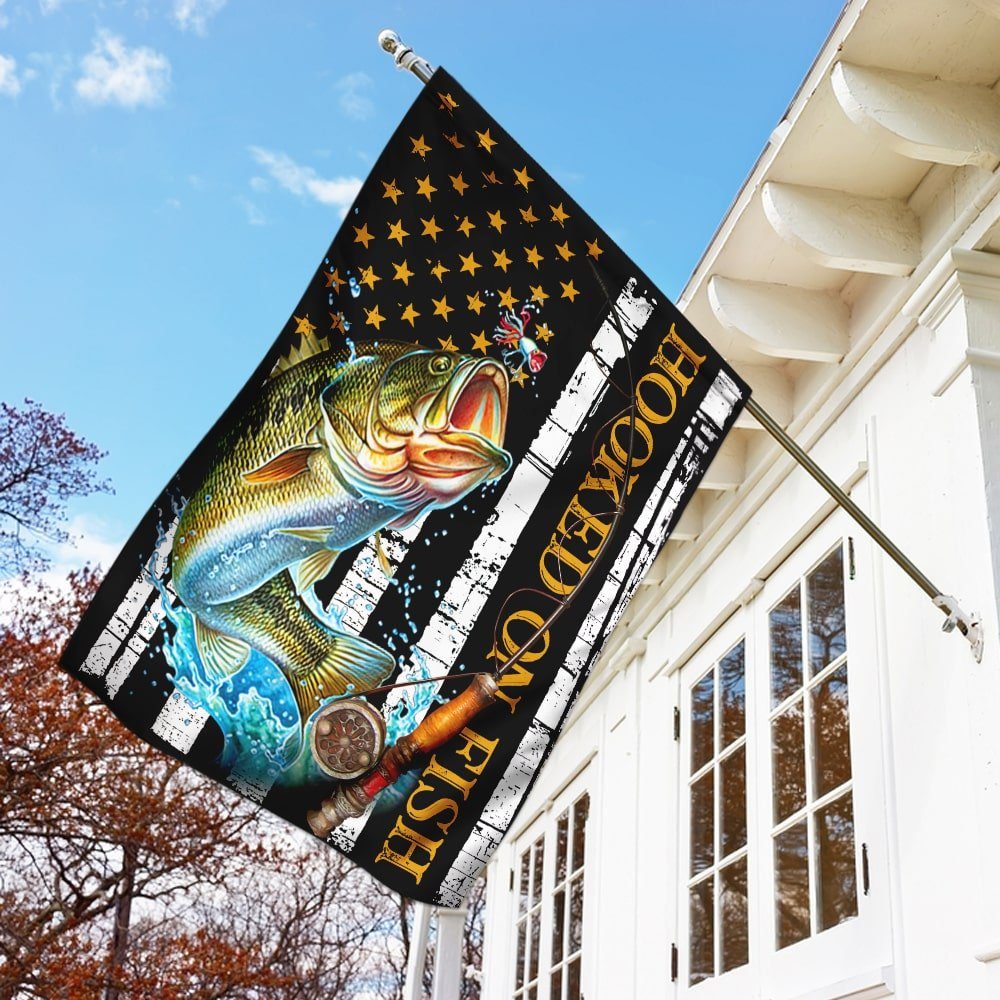 Hooked On Fish Flag