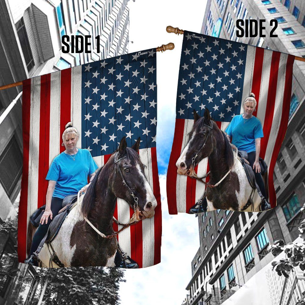 Horse Image Flag LHA1528Fv3 Horse Image Flag LHA1528Fv3