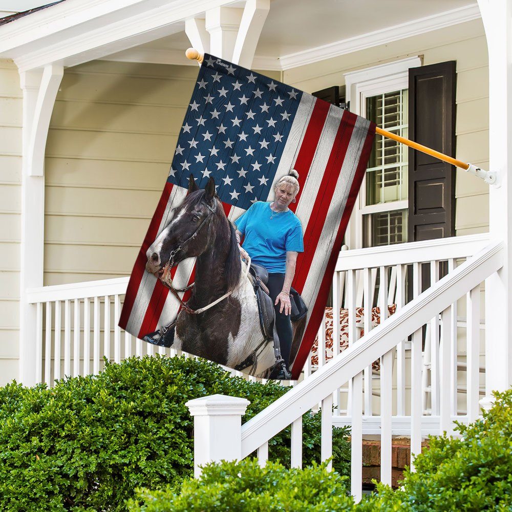 Horse Image Flag LHA1528Fv3 Horse Image Flag LHA1528Fv3