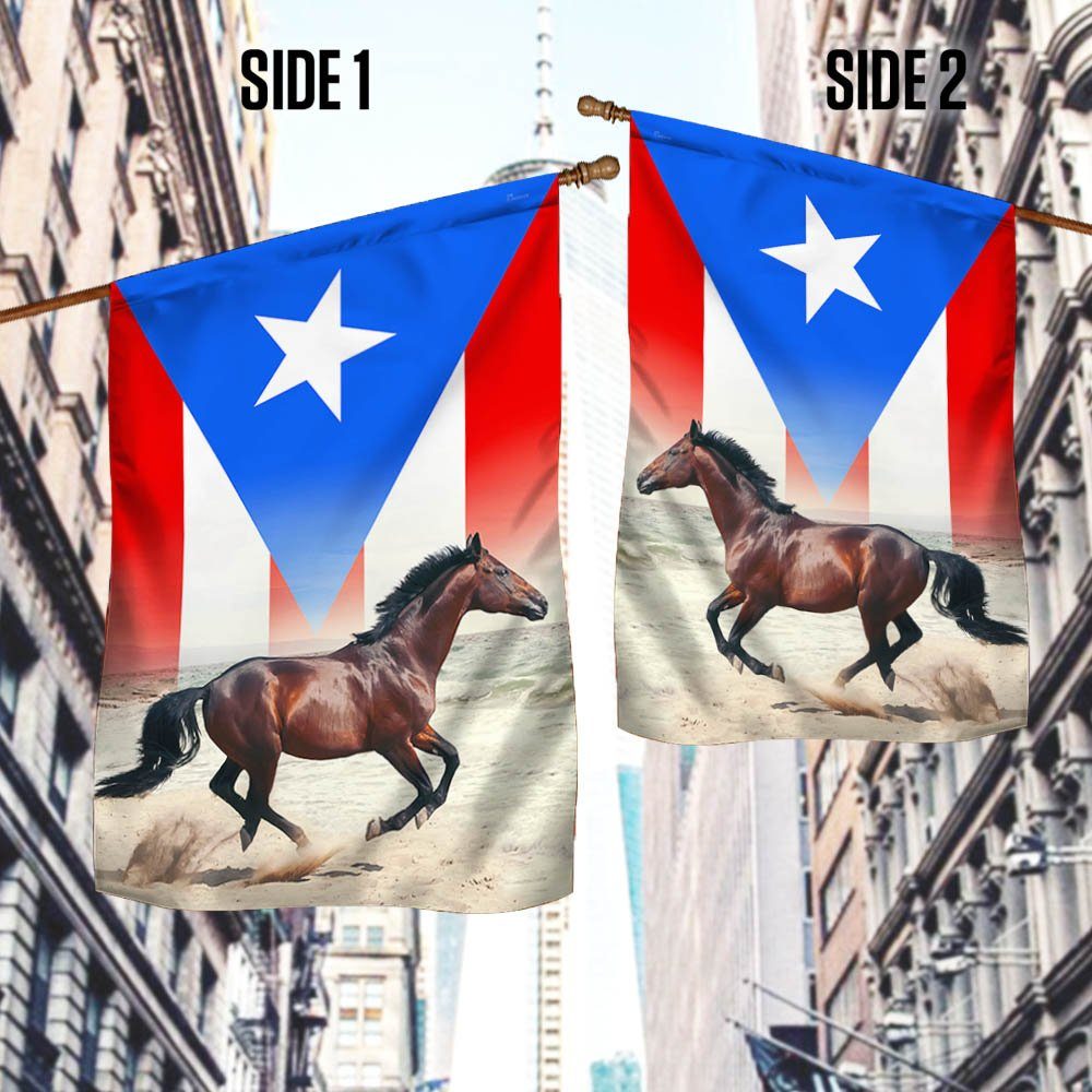 Horse Puerto Rico Flag TQN1127F