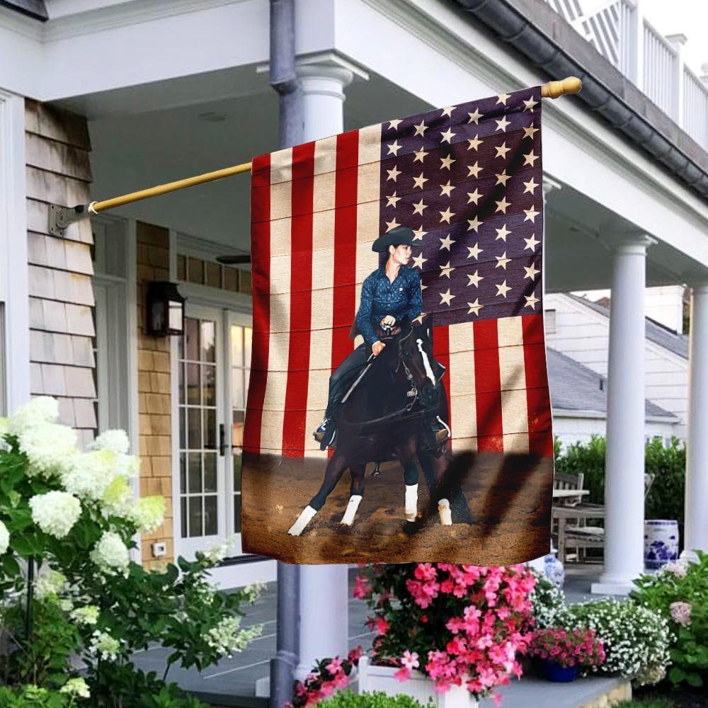 Horse Racing Custom Image Flag